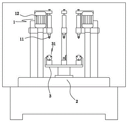 Multi-station drilling device