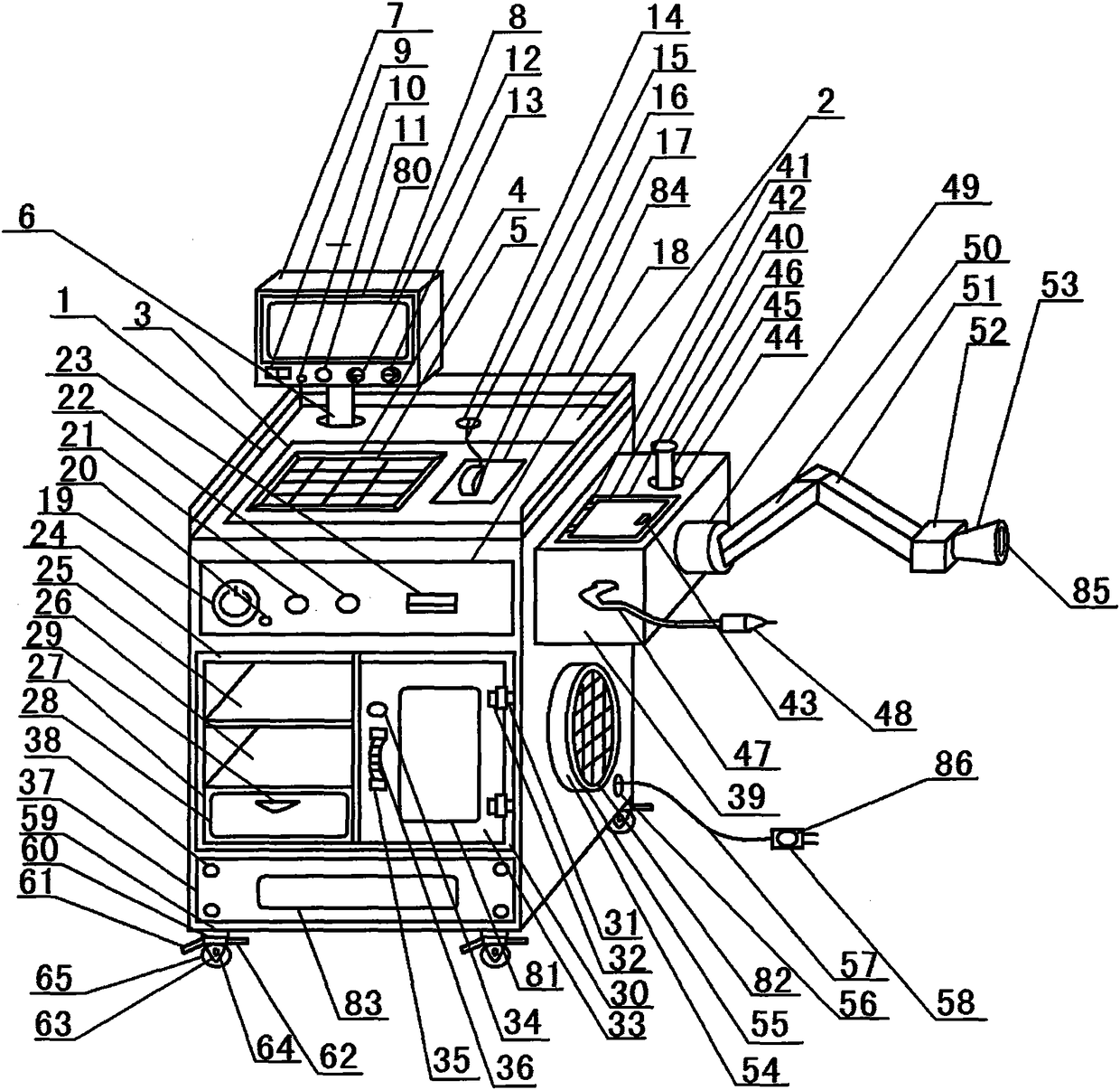 Andrology urethral stone crushing and cleaning device