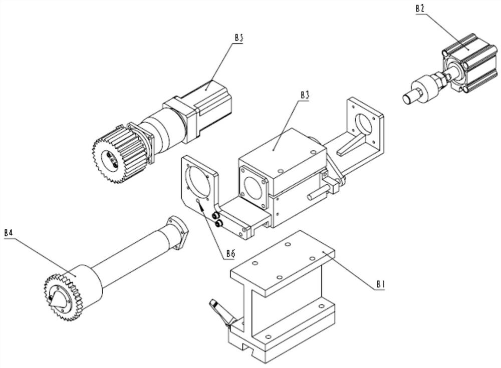 Shaft part bounce detection mechanism and detection method capable of automatically eliminating spindle errors