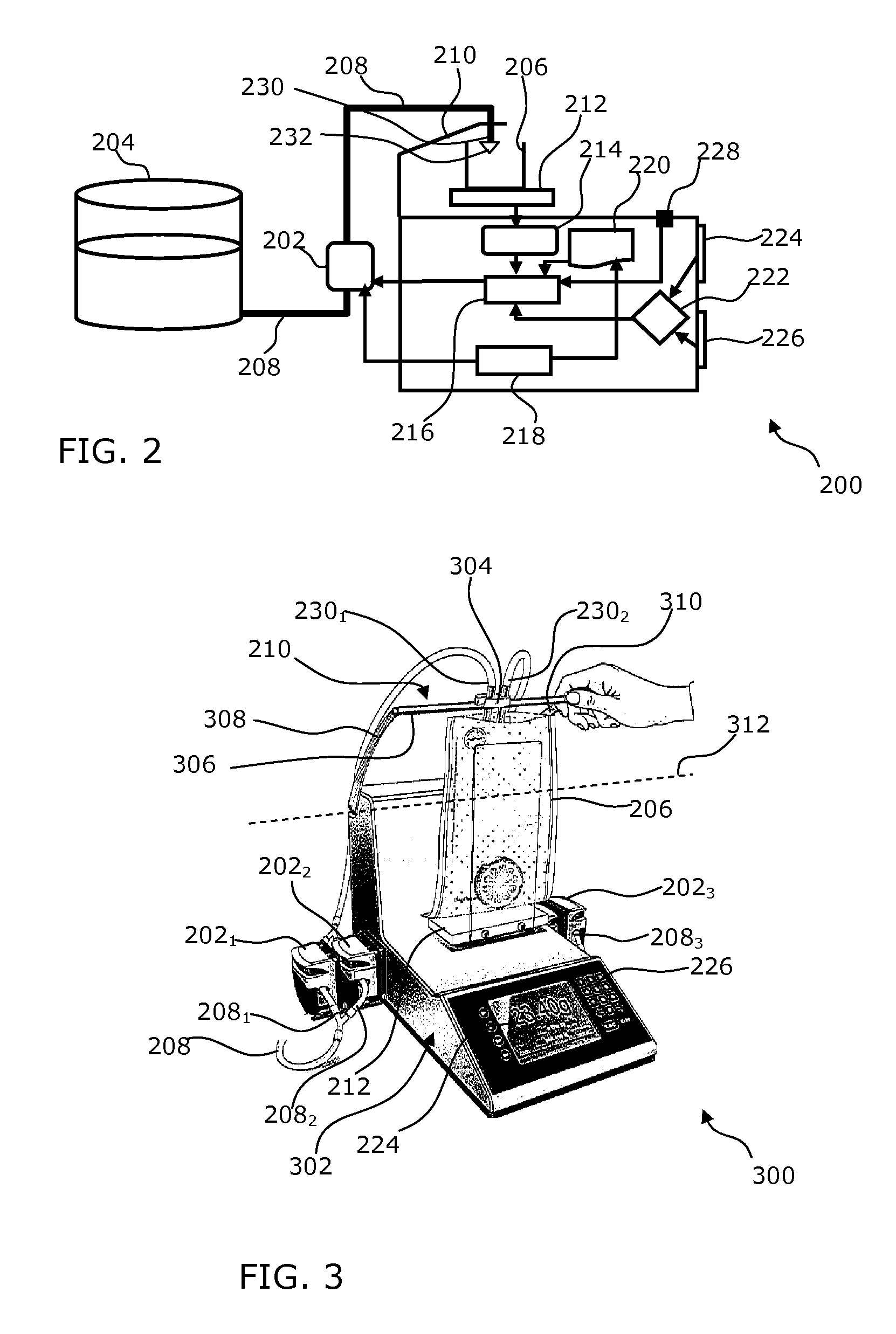 Method and device for the gravimetric and in-series distribution of solution