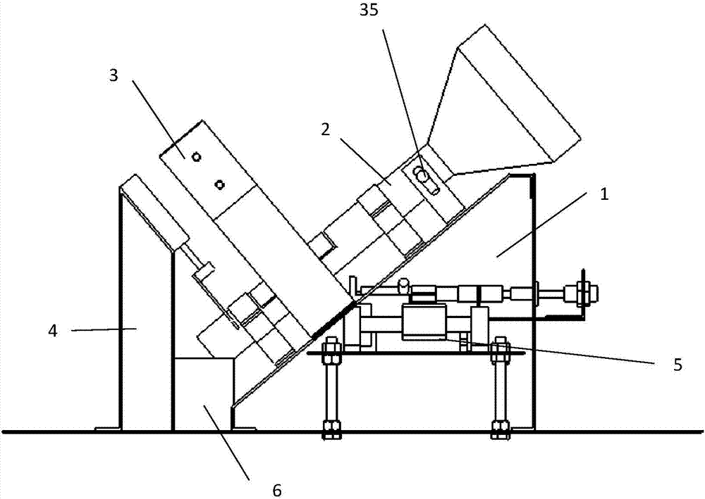 Continuous automatic injection device for loach hormone injection