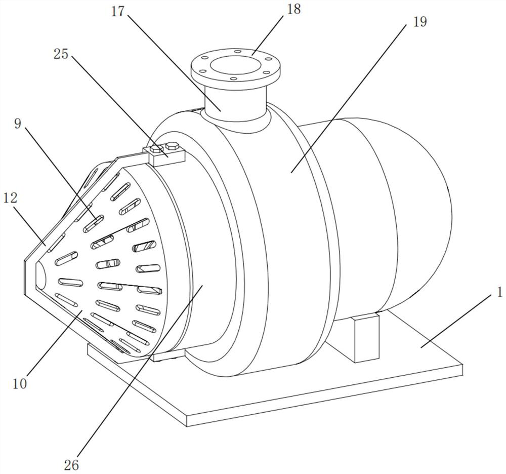 Water pump based on carbon graphite bearing and ceramic bearing