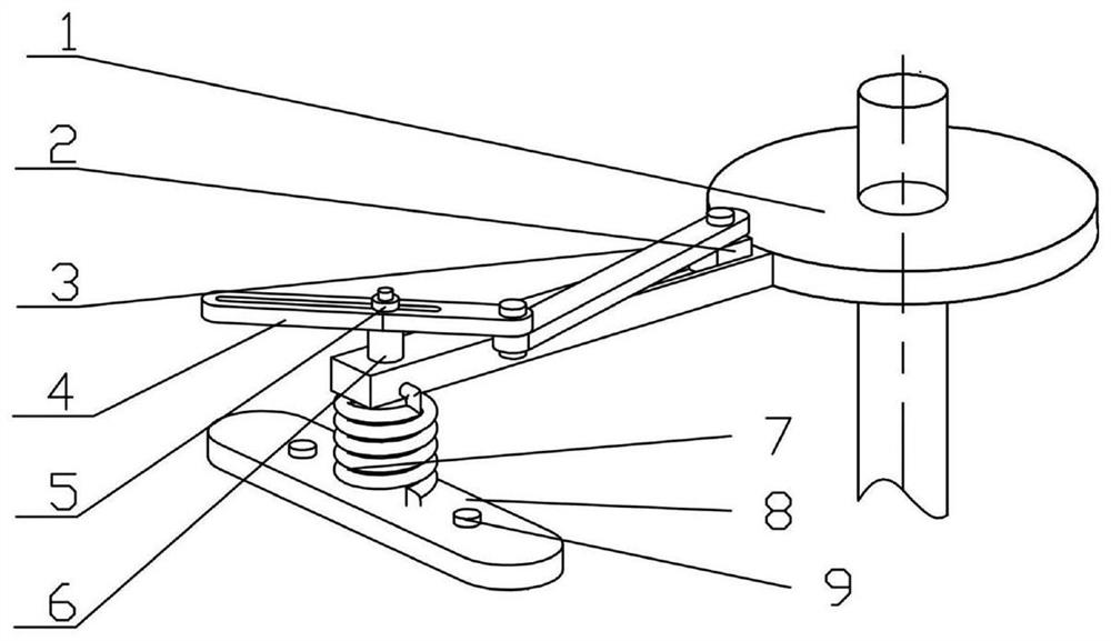 A variable-pitch top-edge self-rotating vertical-axis wind turbine