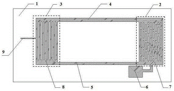 Micro silicon-based capillary pump loop cooler