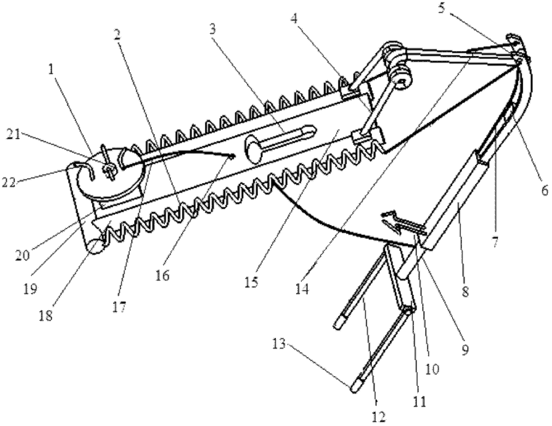 Locust bounce imitation robot driven by memory alloy