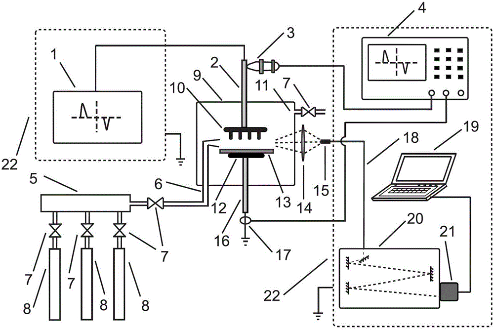 An Experimental Device for Obtaining Large-area Uniform Discharge Plasma