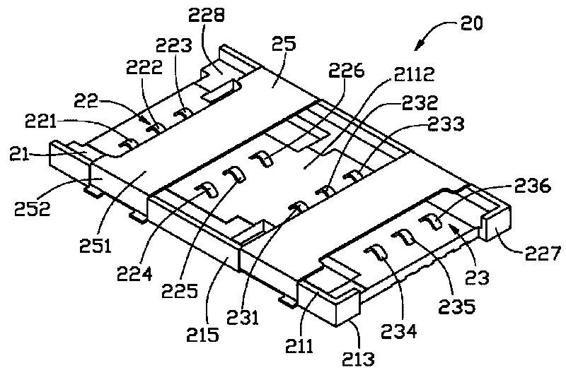 User identification card and connector thereof as well as portable communication device provided with connector