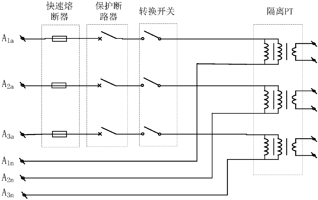 On-line detection system for field error of capacitor type voltage transformer