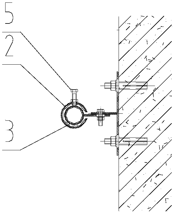 Underwater monitoring device for non-metallic chain mud scraper and using method thereof