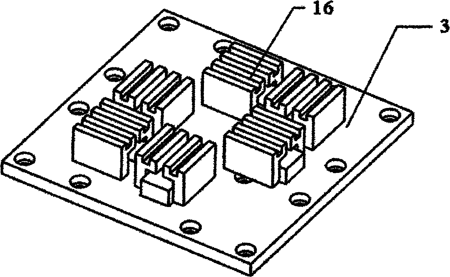 Magnetic-suspension planar feed motion device