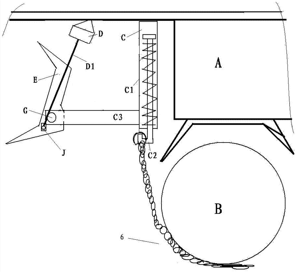 Structure brake device