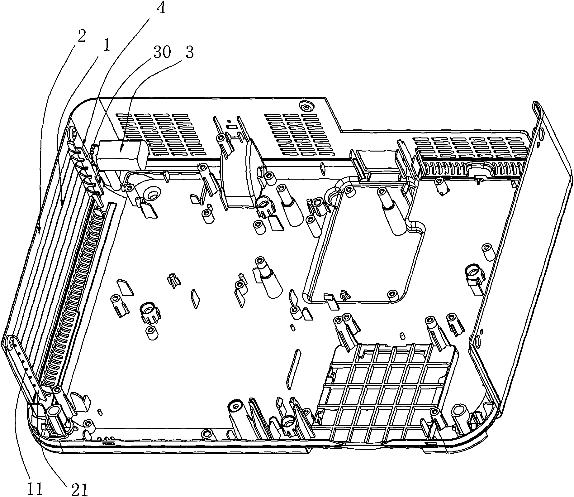 Shutter projector dustproof system