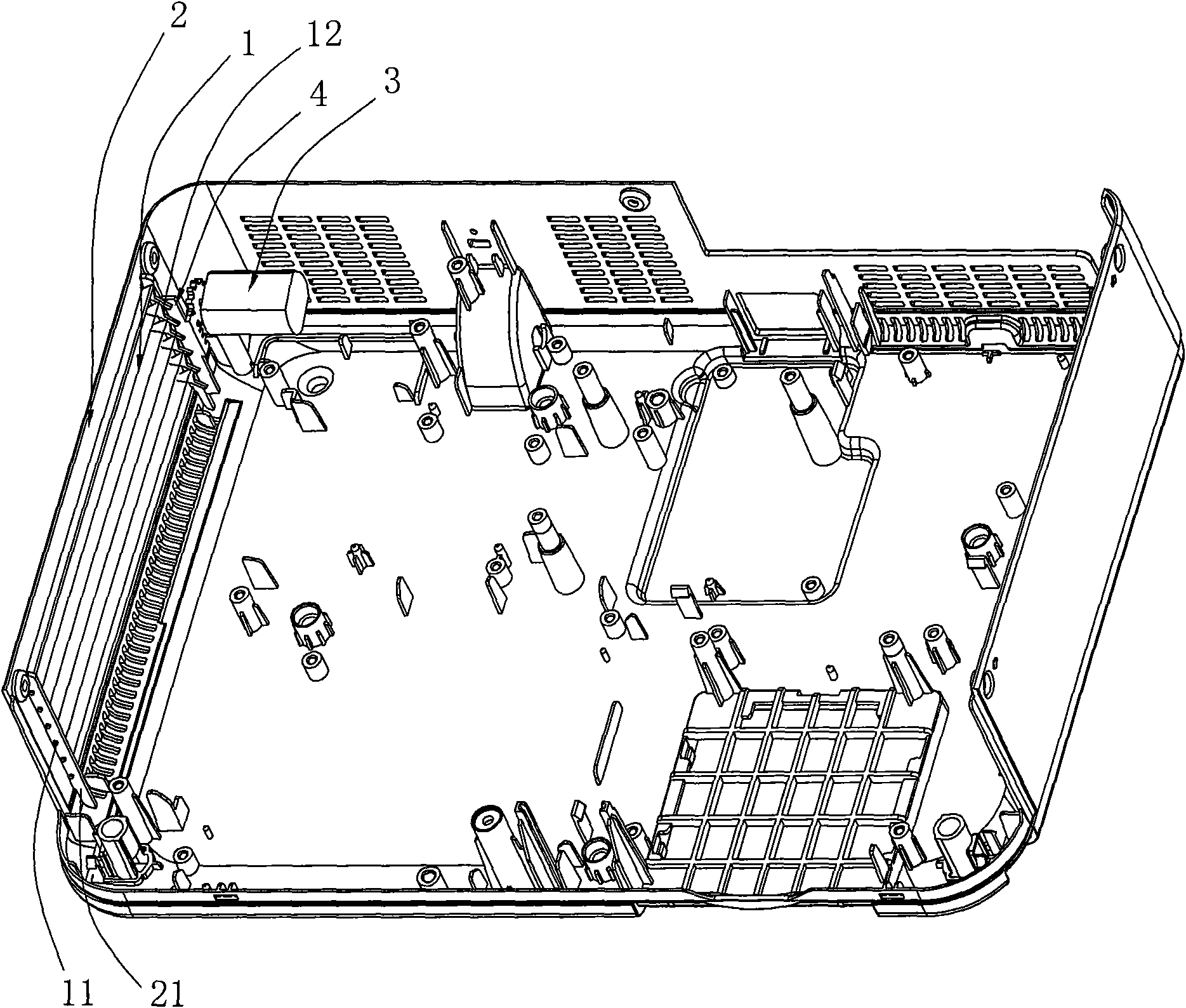 Shutter projector dustproof system