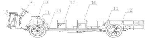 Electric field midibus with novel structure