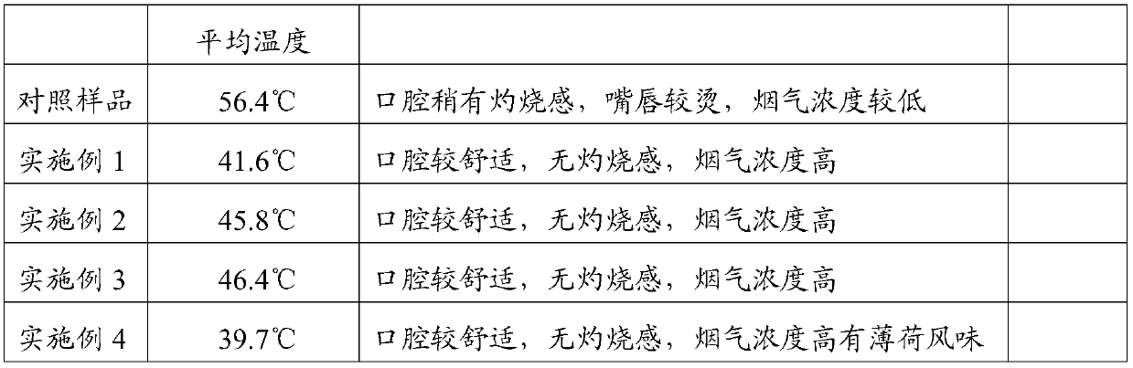 Heating non-burning cigarette with temperature regulating filter stick structure