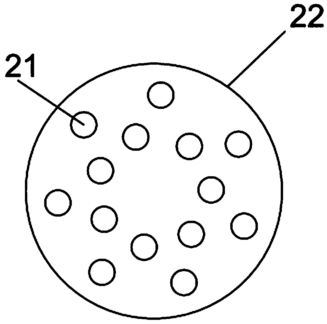 High-efficiency feed mixing device for agricultural use