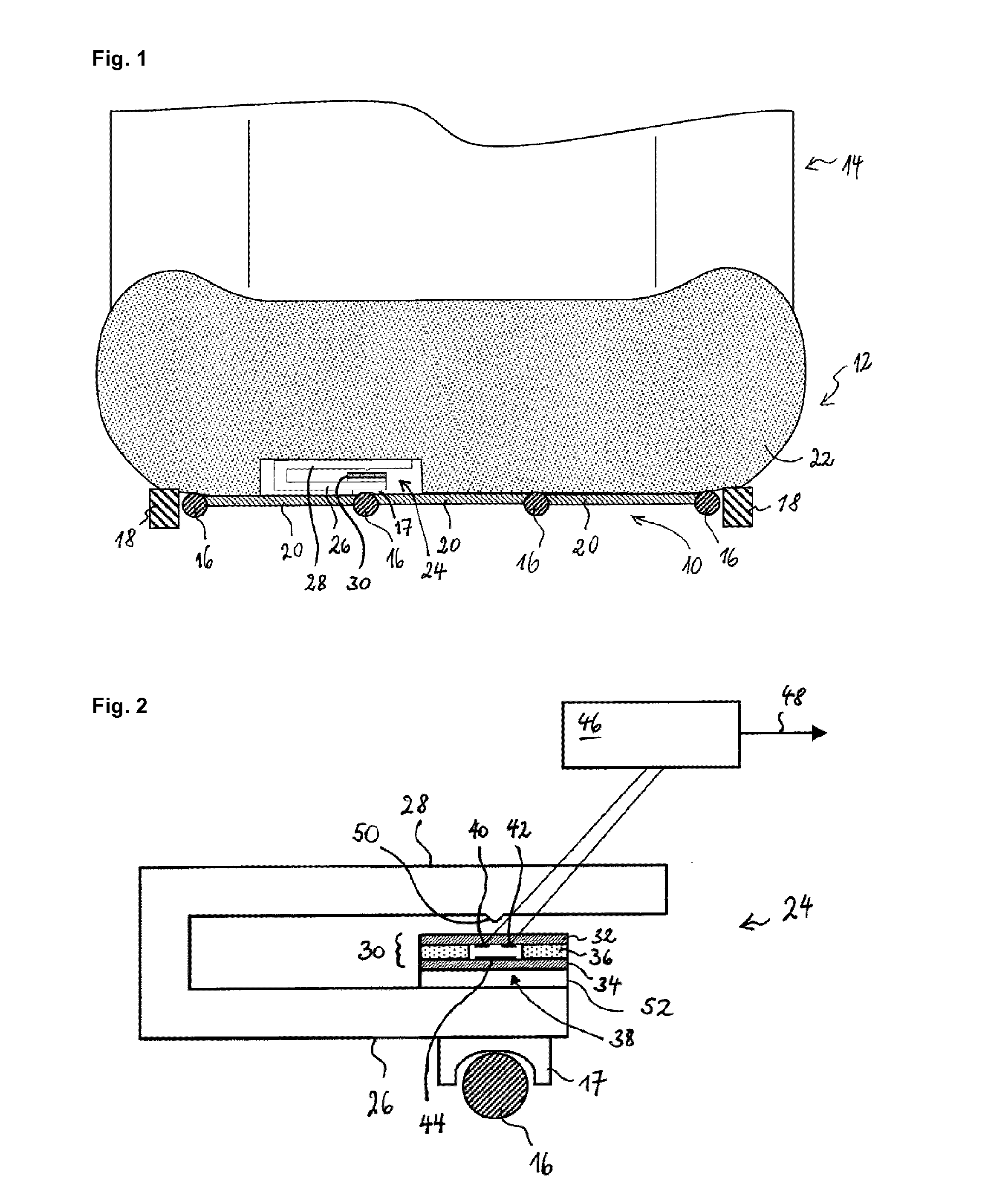 Vehicle seat suspension mat