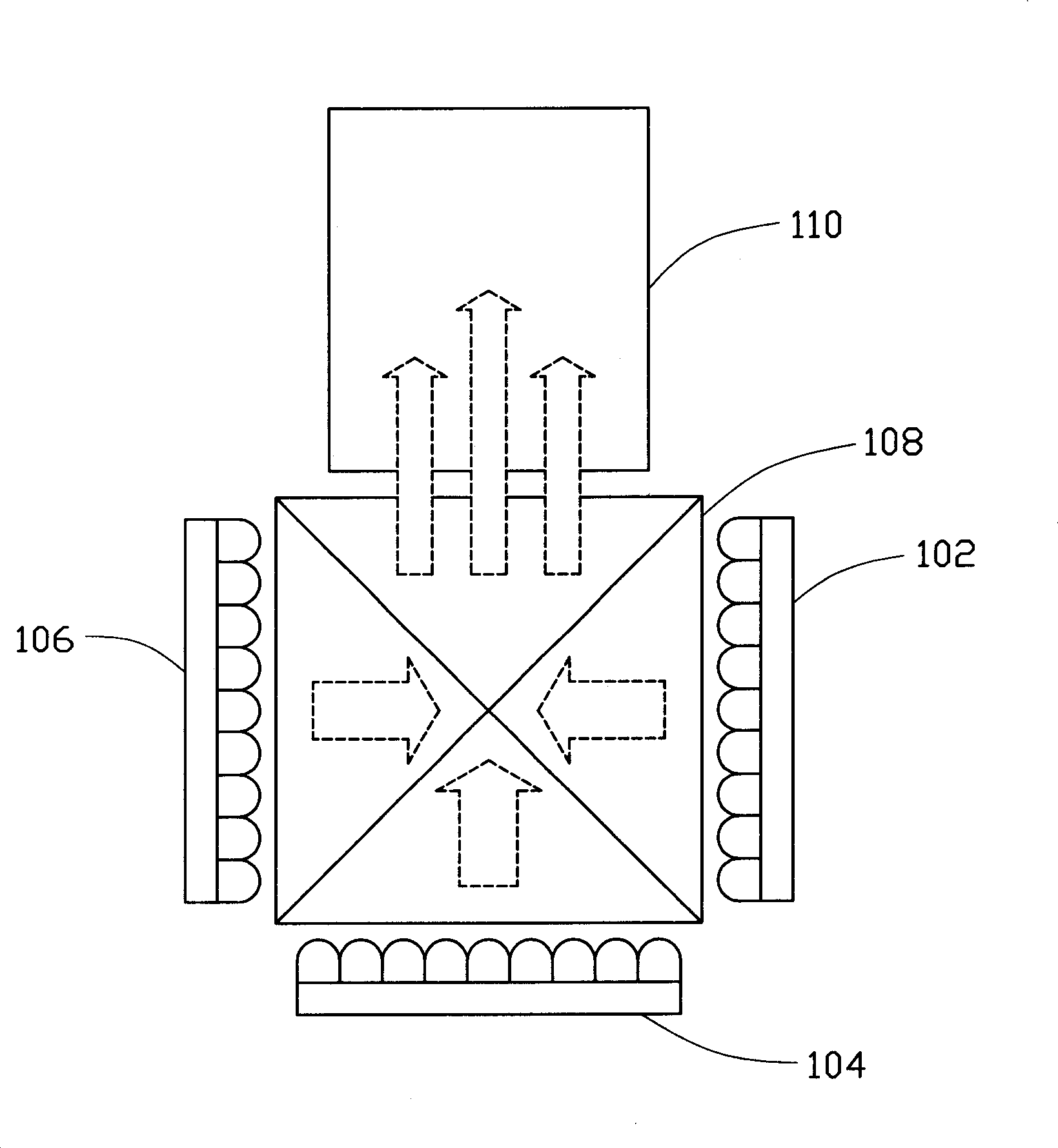 Multi-light source projection system