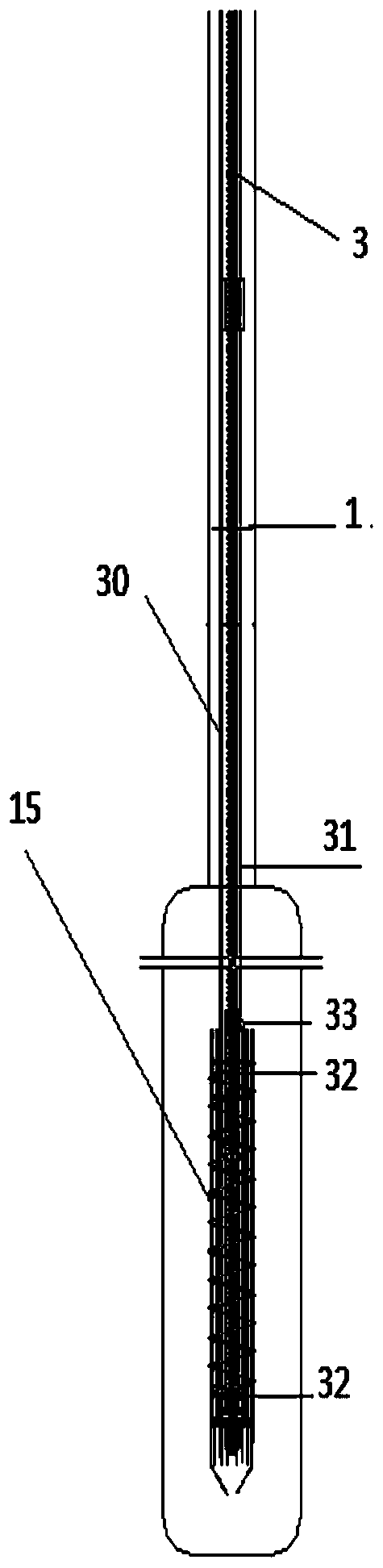 Full-assembly pressure-bearing type variable-diameter reinforcement cage expansion head anchor rod pile system