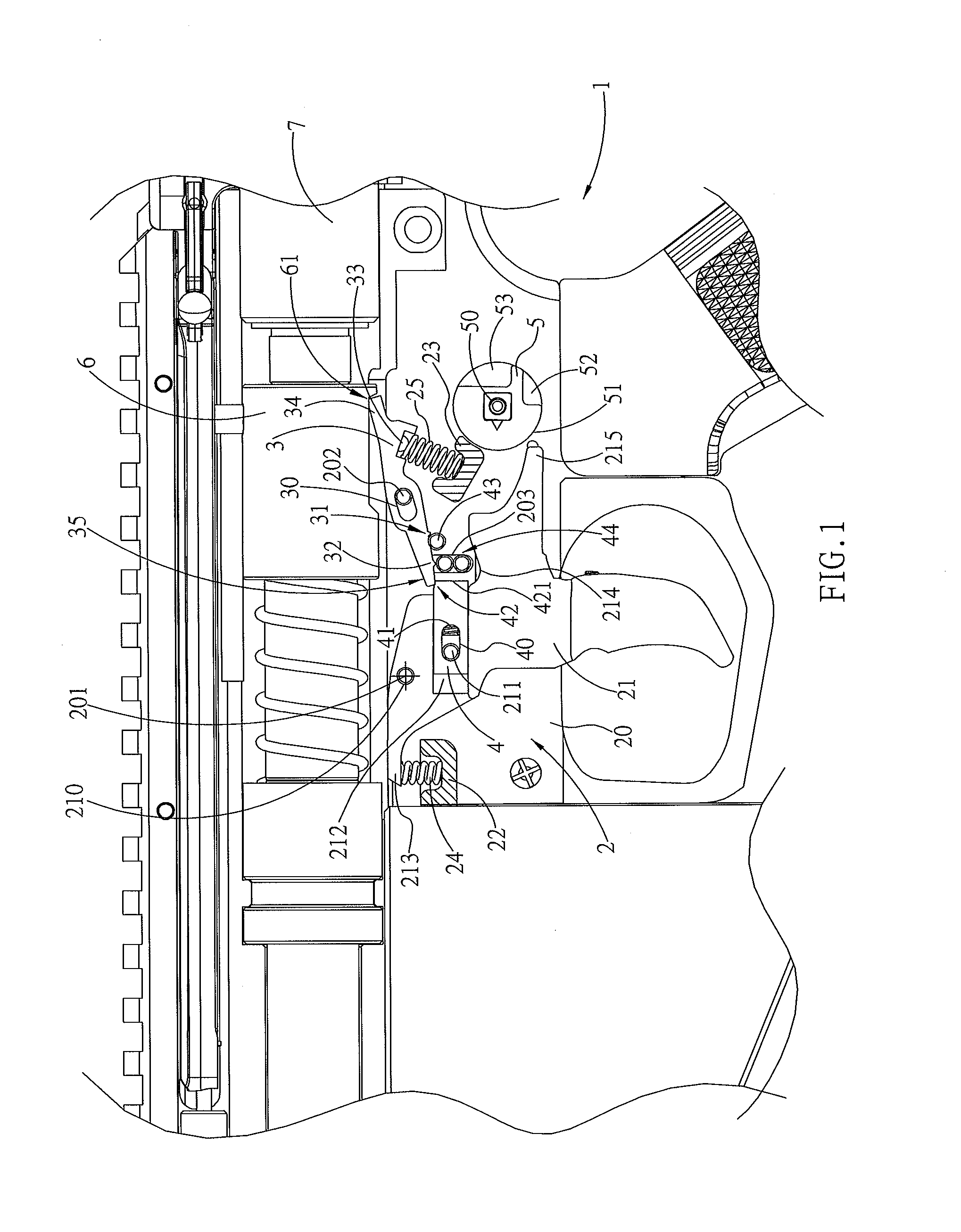 Air gun firing control device