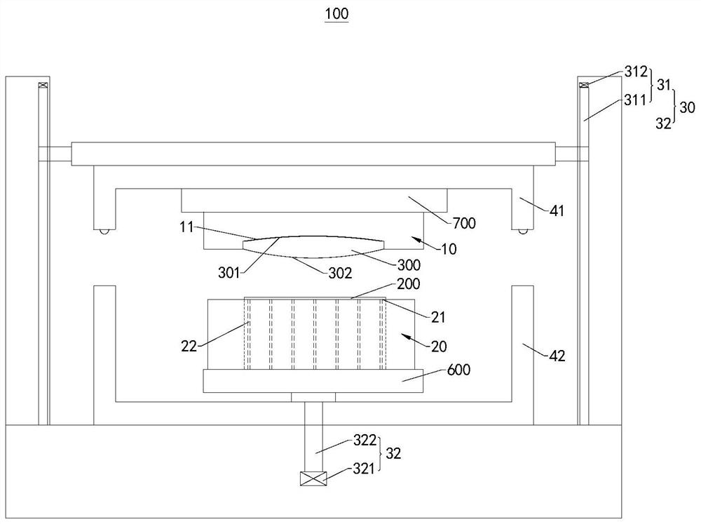 Membrane attaching method of lens