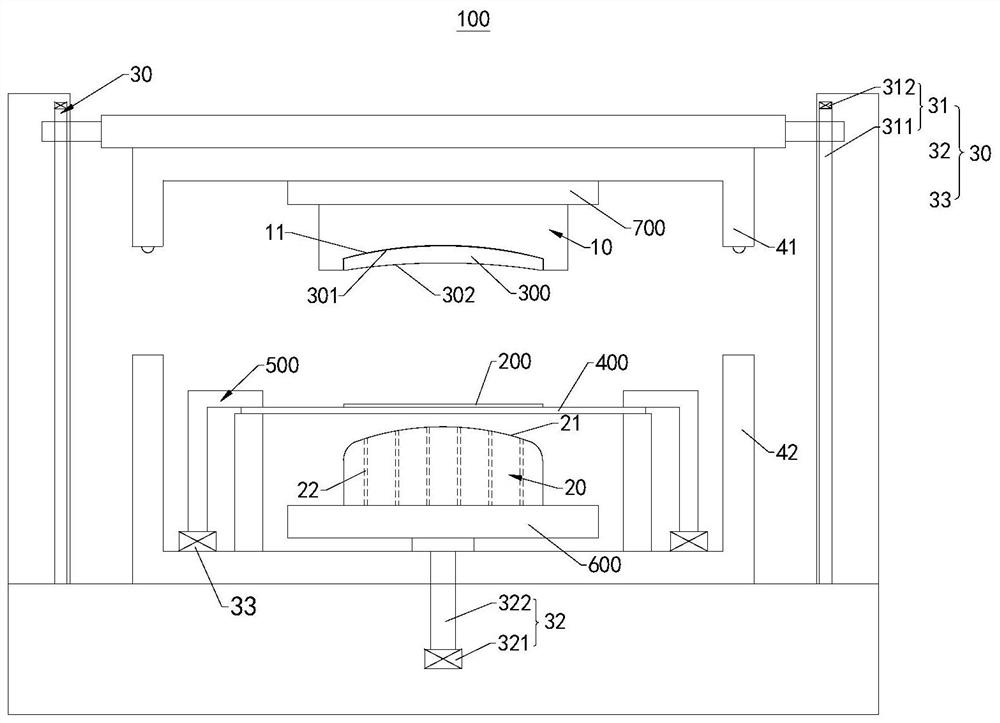 Membrane attaching method of lens