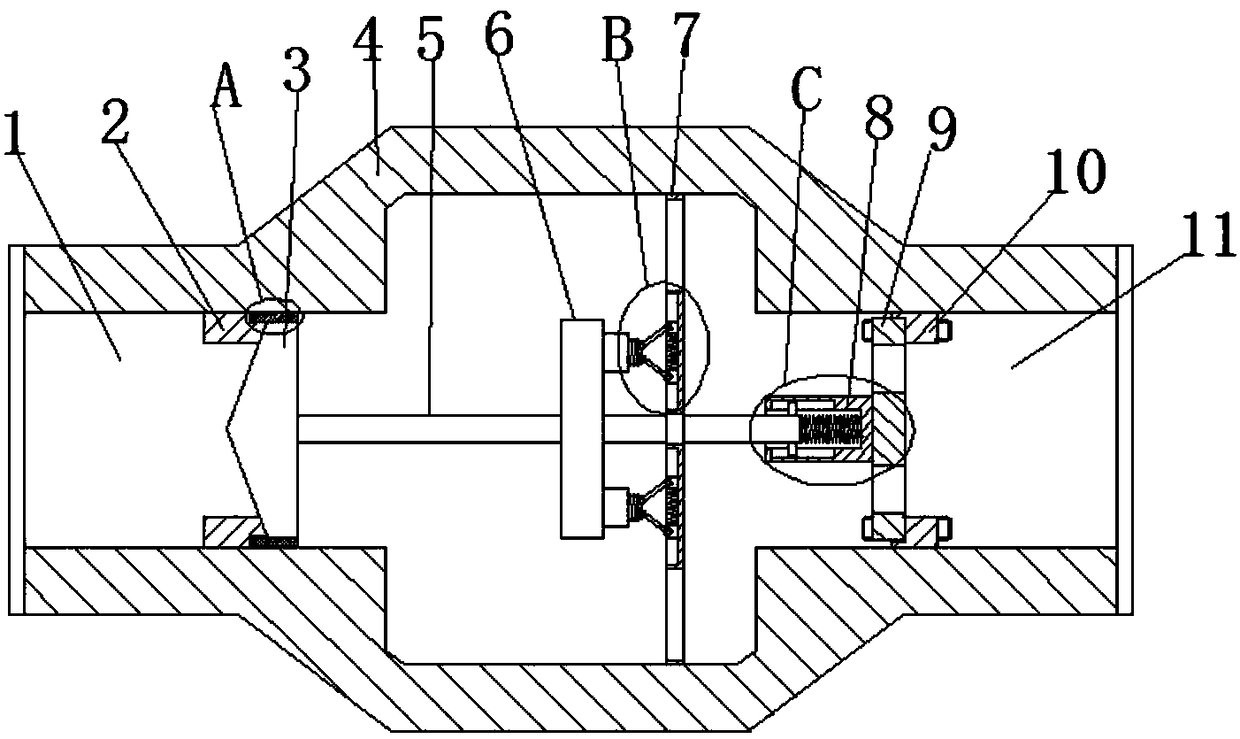 Non-return valve with high impact resistance and wear resistance