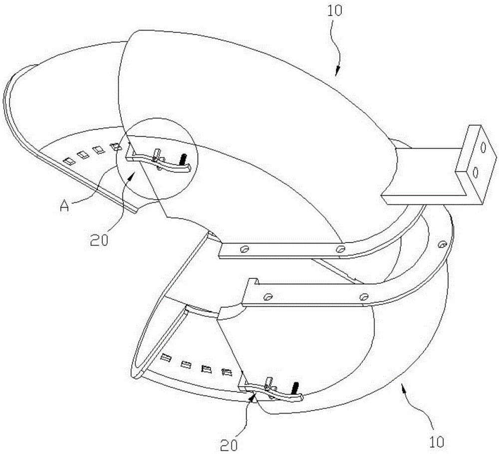 Grinder grinding wheel protection cover