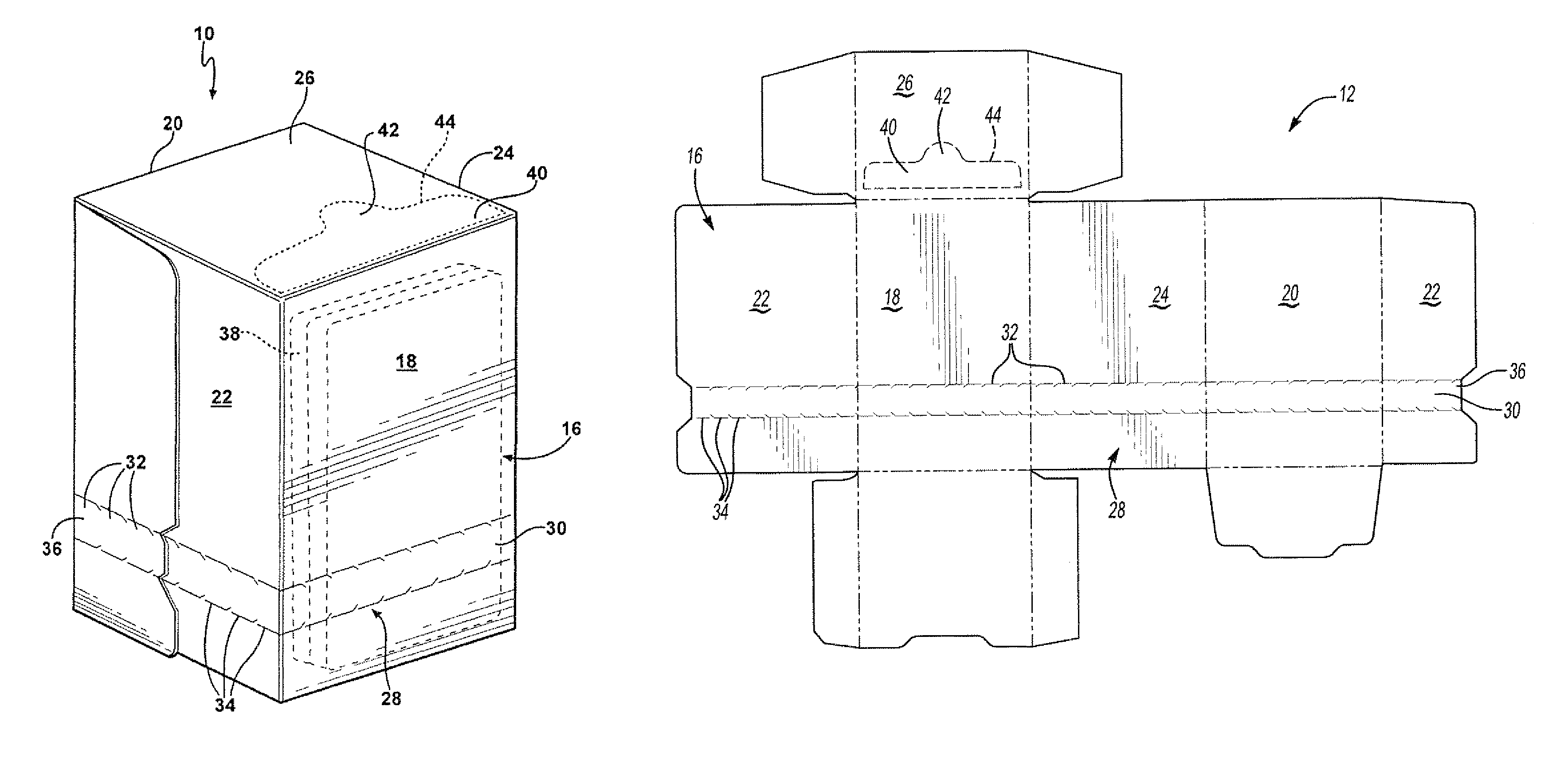 Dual dispensing container