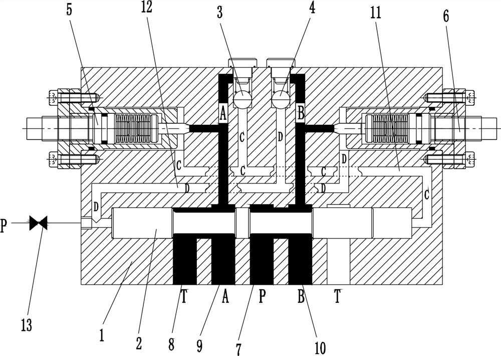 Mechanical automatic reversing valve and using method thereof