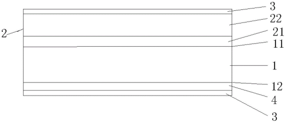 Thermosetting type IMD film and preparation method thereof