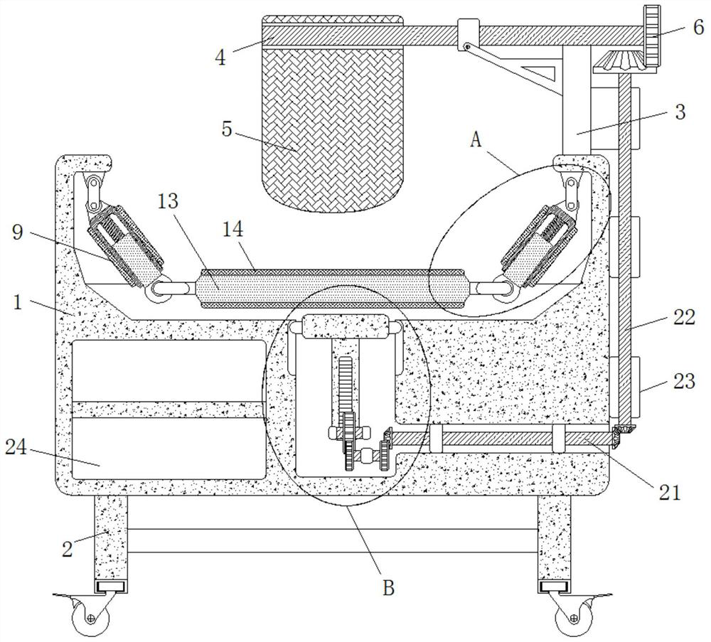 Labor-saving mining conveyor capable of avoiding pushing mineral materials manually