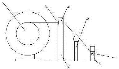 Cable coiling machine capable of measuring cable length