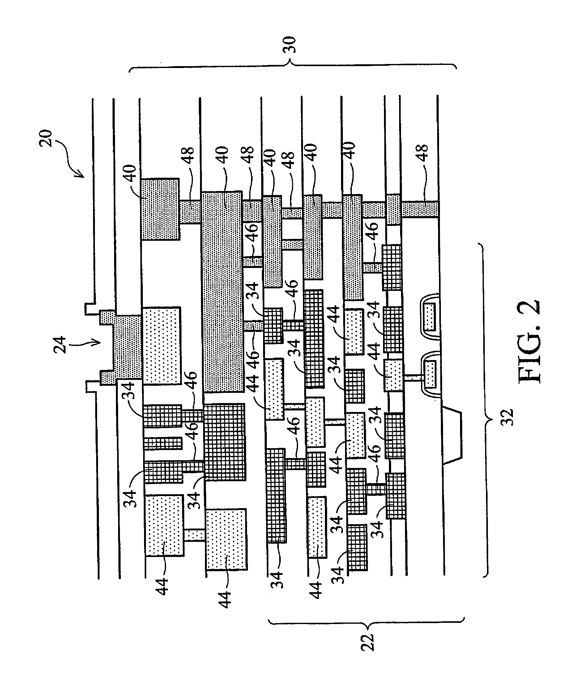 Dummy structures extending from seal ring into active circuit area of integrated circuit chip