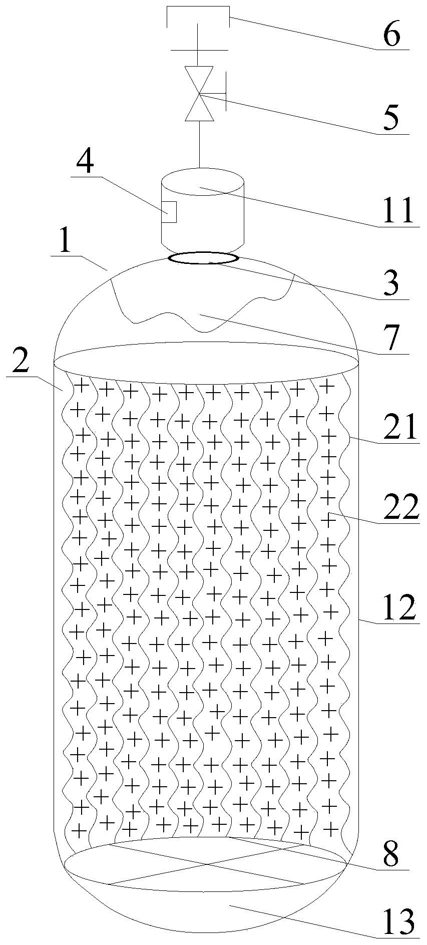 Efficient and convenient low-pressure metal hydride hydrogen storing device