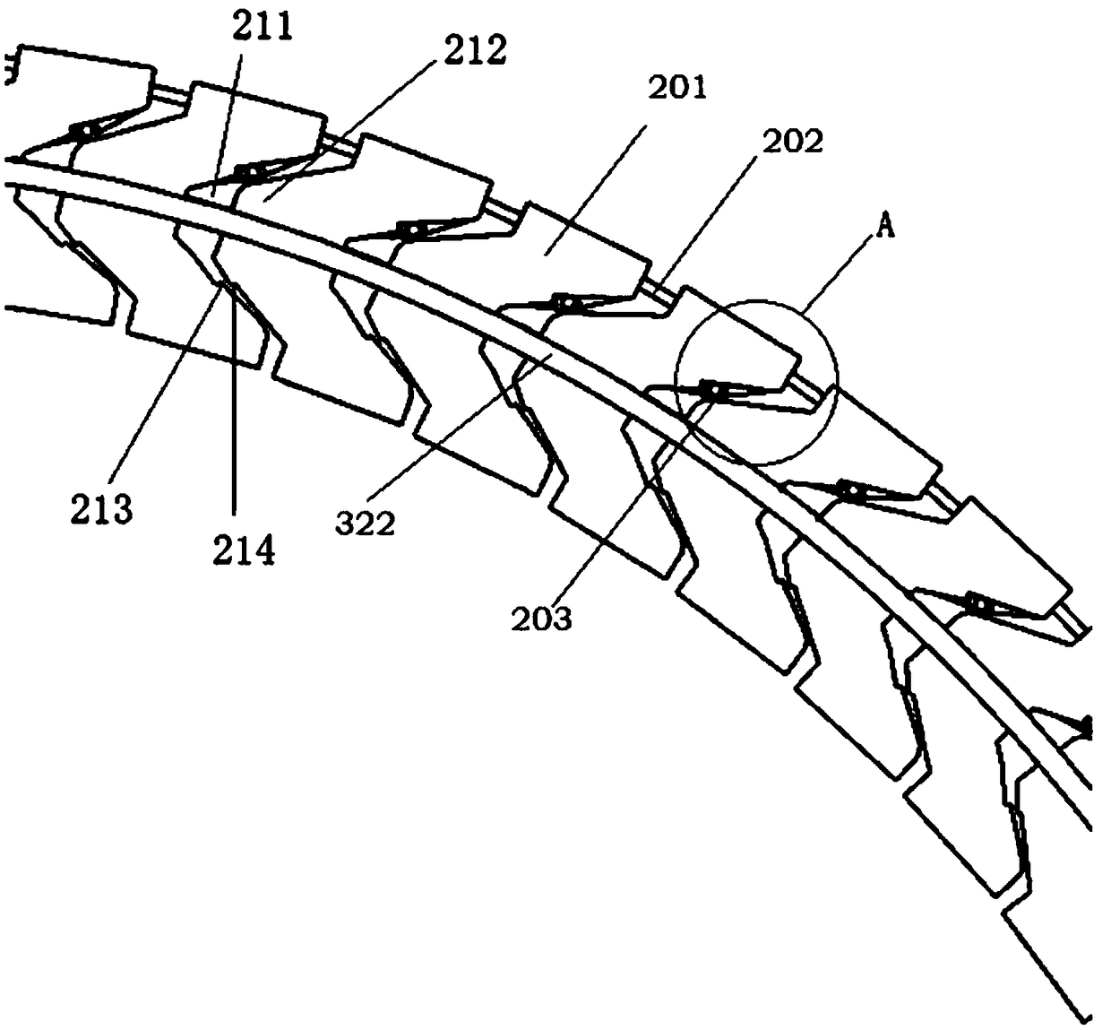 Core barrel sealing structure capable of increasing sealing specific pressure