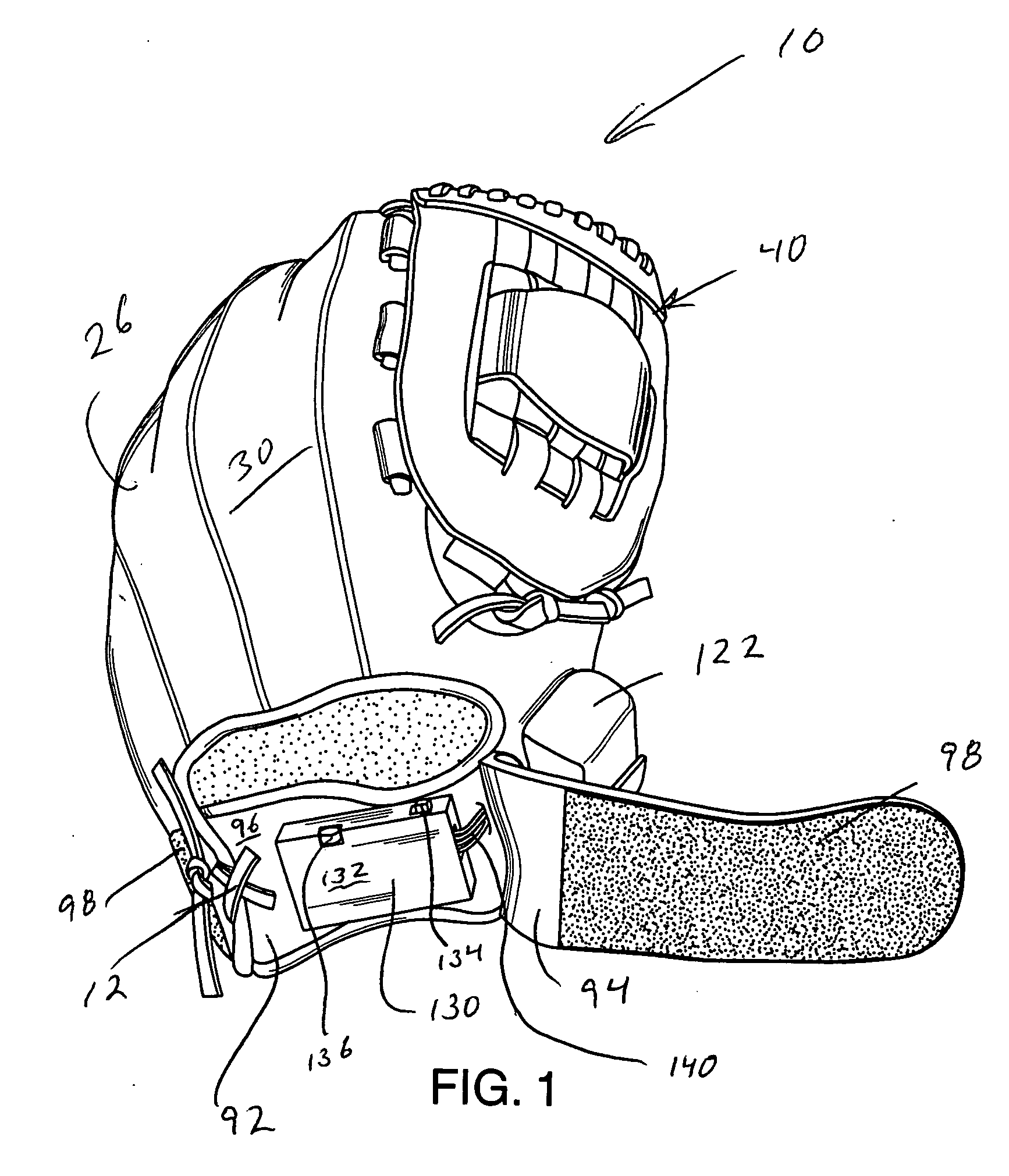 Heated baseball glove/mitt and method of heating a baseball bat handle