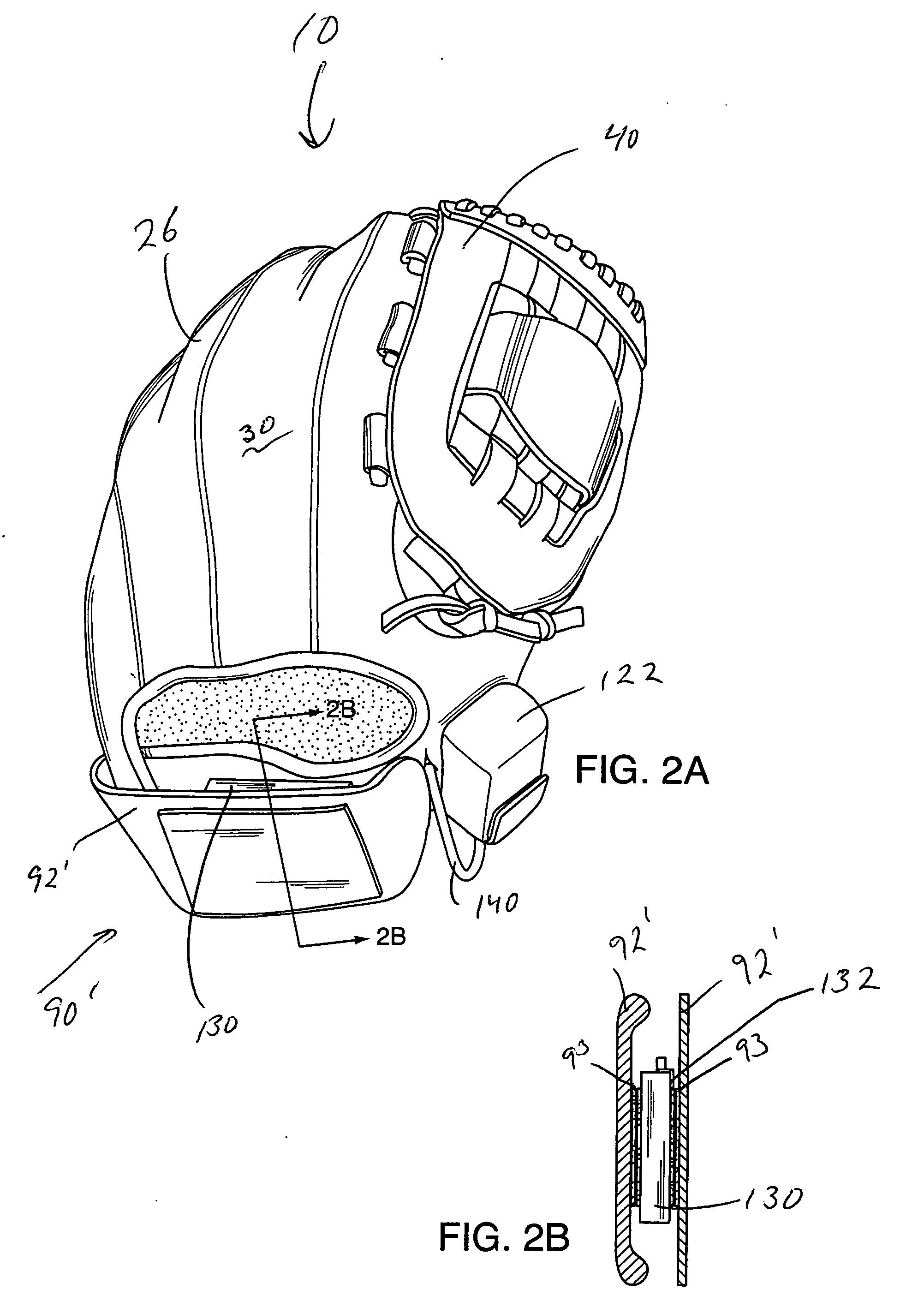 Heated baseball glove/mitt and method of heating a baseball bat handle