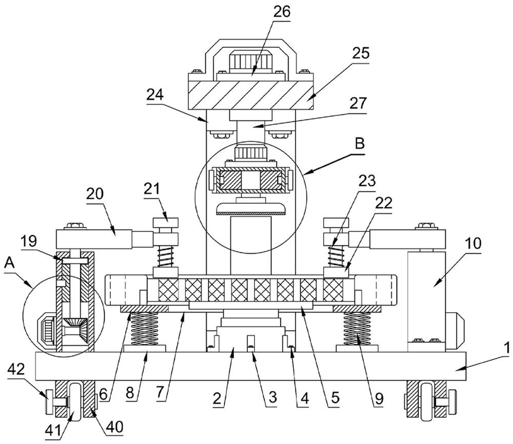 Intercooler ventilation port machining device