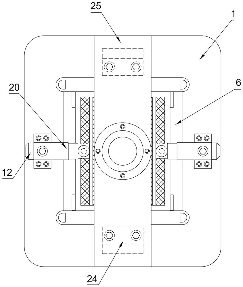 Intercooler ventilation port machining device