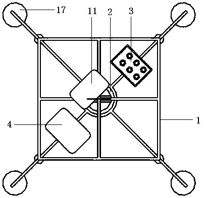 In-situ testing device and method for emissions of endogenous pollutants in ocean sediments under simulated wave action