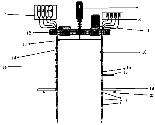 In-situ testing device and method for emissions of endogenous pollutants in ocean sediments under simulated wave action