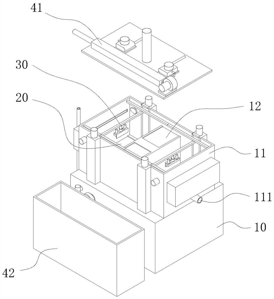 Sewage treatment device capable of reducing peculiar smell diffusion