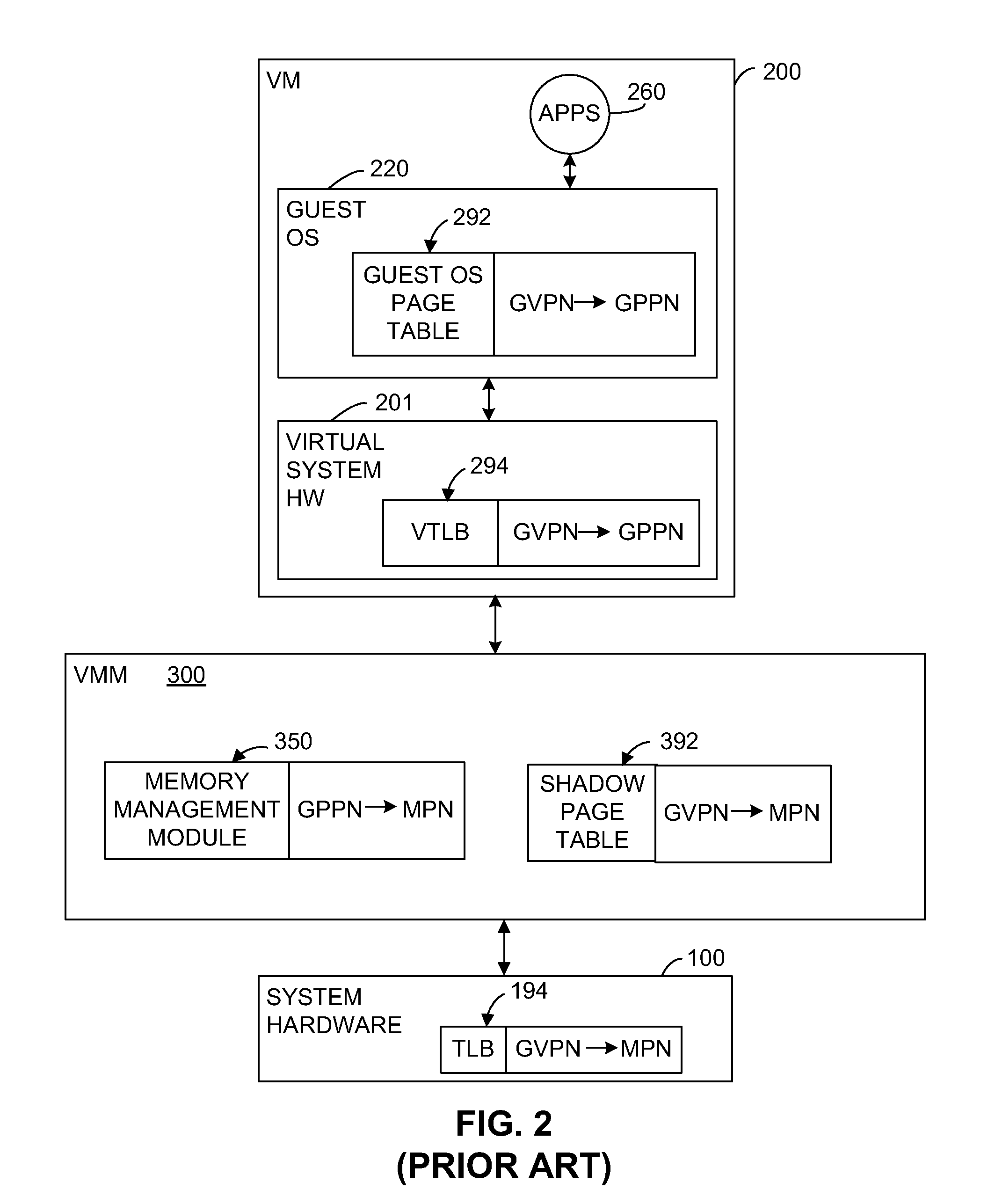 Maintaining validity of cached address mappings