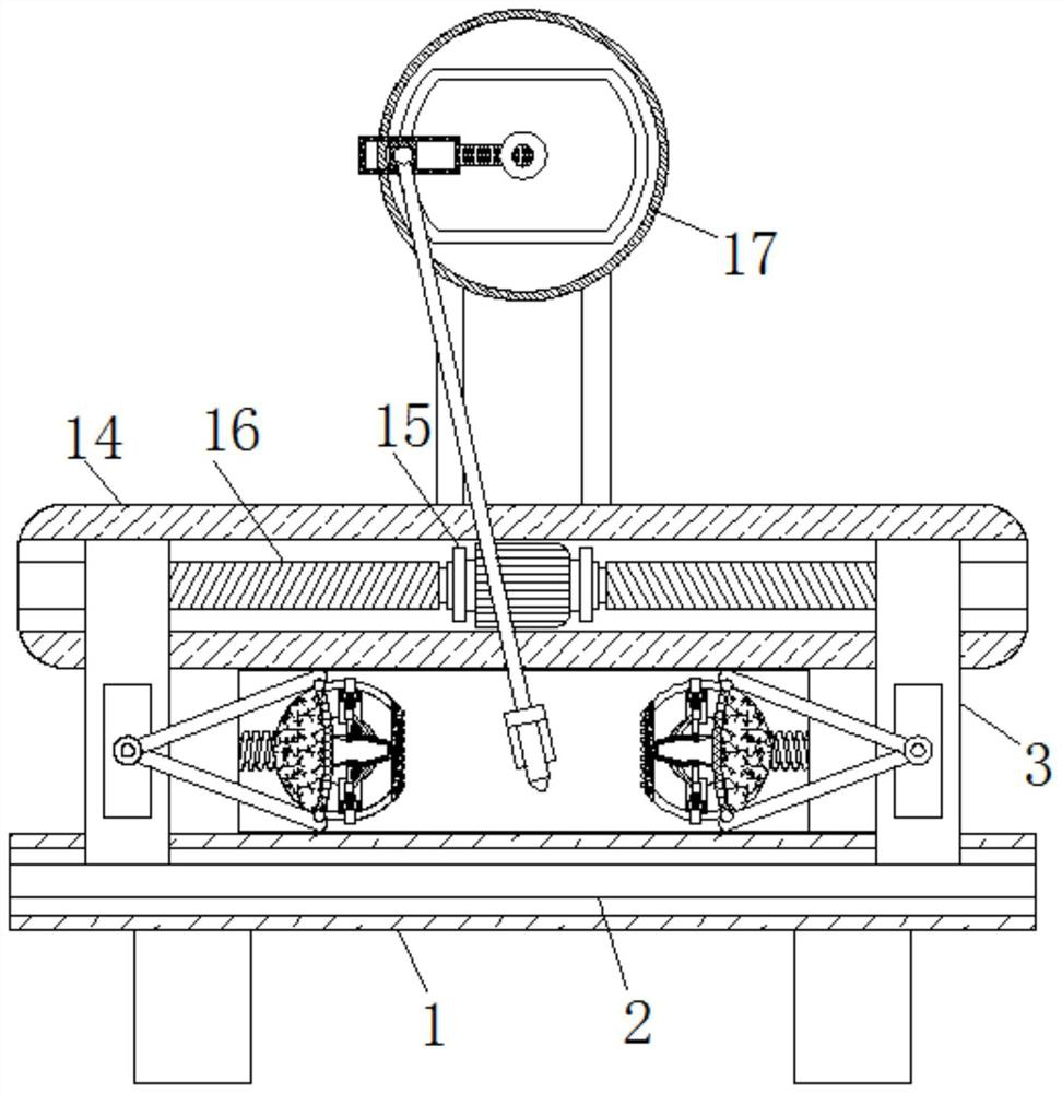 A mobile phone screen detection device based on gas transmission principle