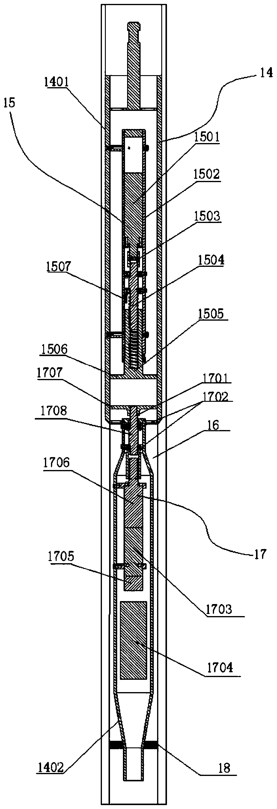 Pressure wave modulator, data transmission system, control method and coding method