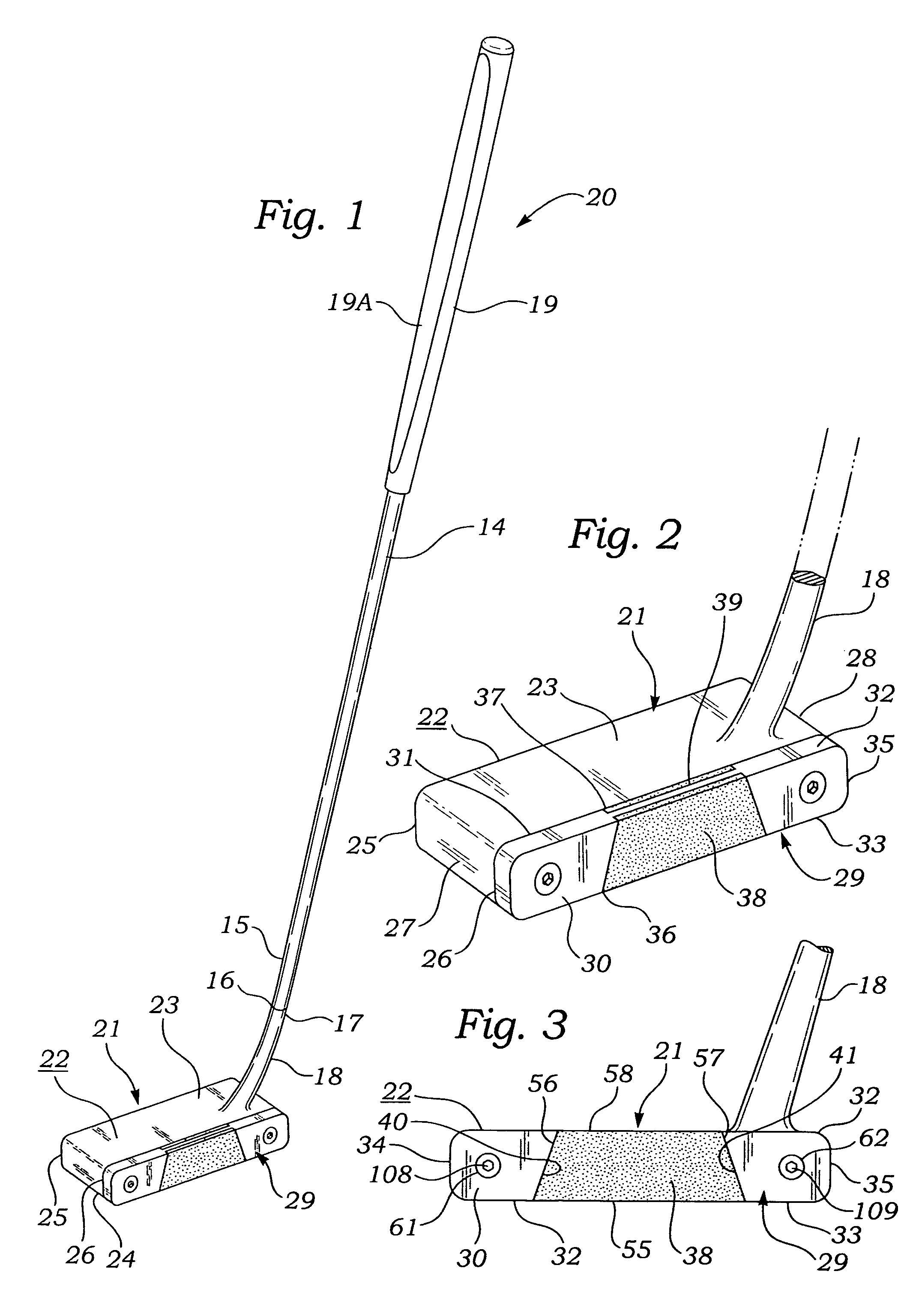 Golf putter with multiple striking-surfaces, reversible face plate