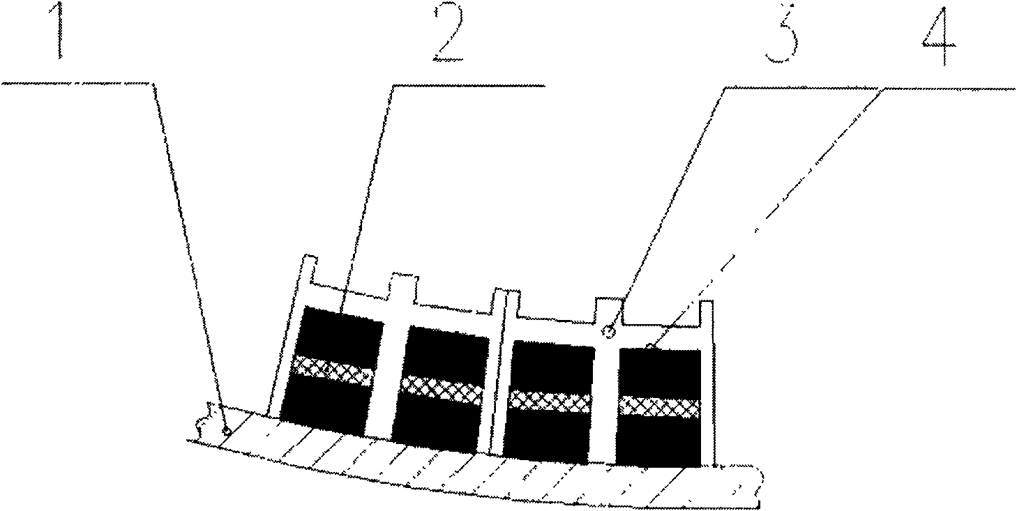 Novel magnetic liner plate of ball mill