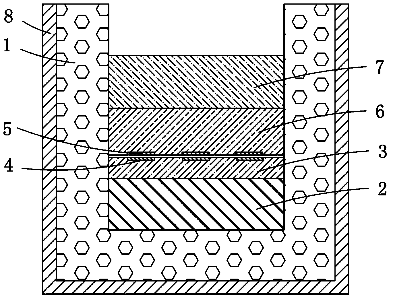 Measuring equipment and measuring method for heat conductivity coefficients of solid materials