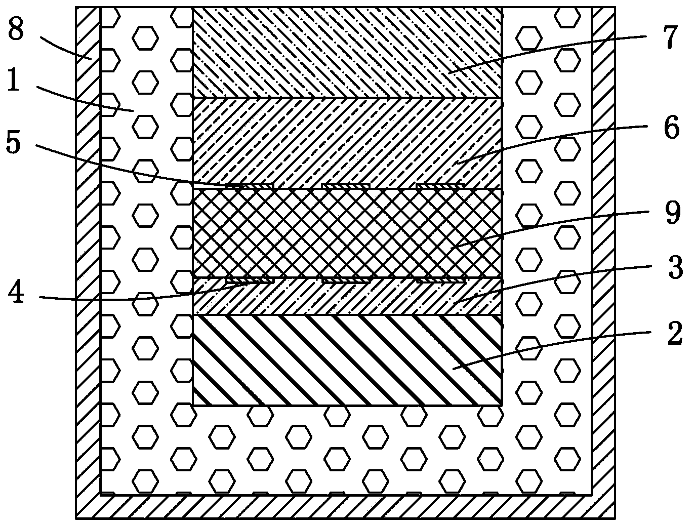 Measuring equipment and measuring method for heat conductivity coefficients of solid materials